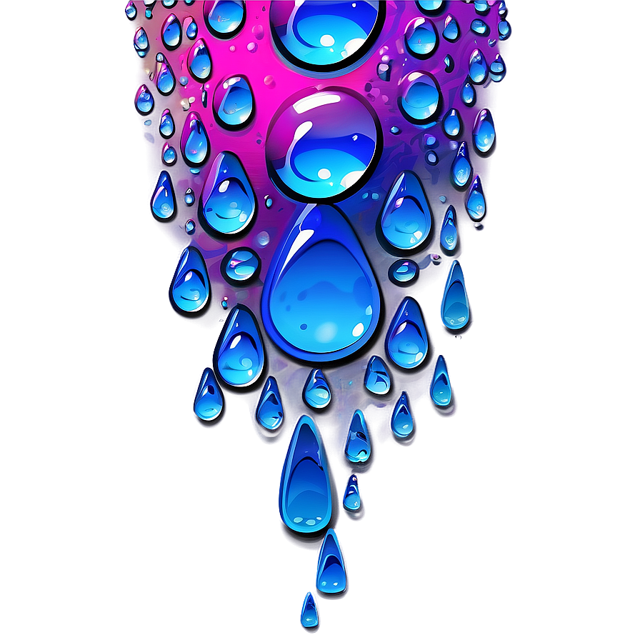 Vibrant Water Drops Image Png Eog79