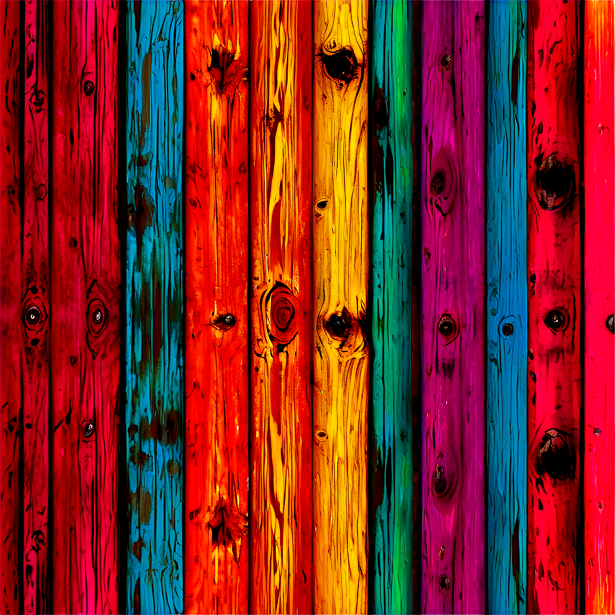 Vibrant Wooden Plank Color Png Wkg44