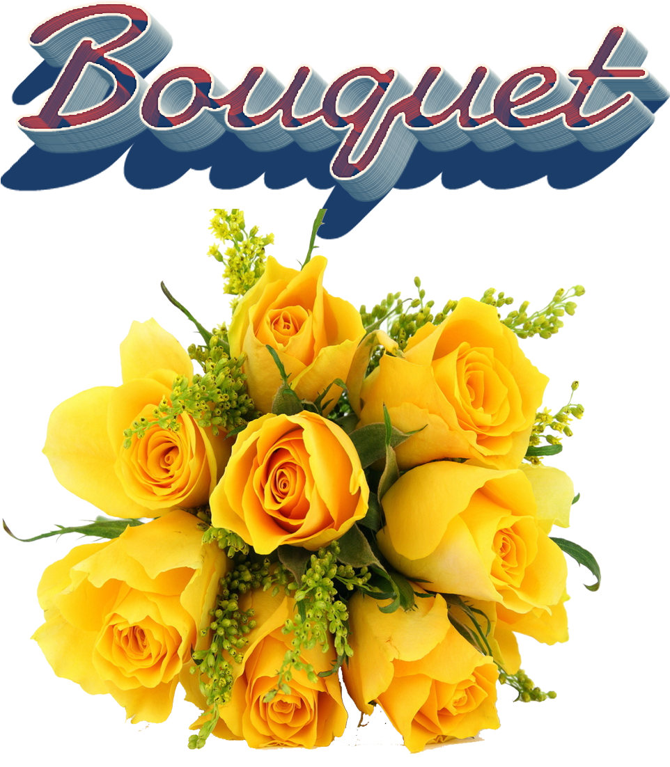 Vibrant_ Yellow_ Rose_ Bouquet