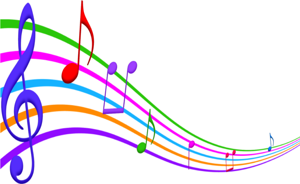 Vibrant3 D Music Notes