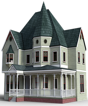 Victorian Style House Rendering