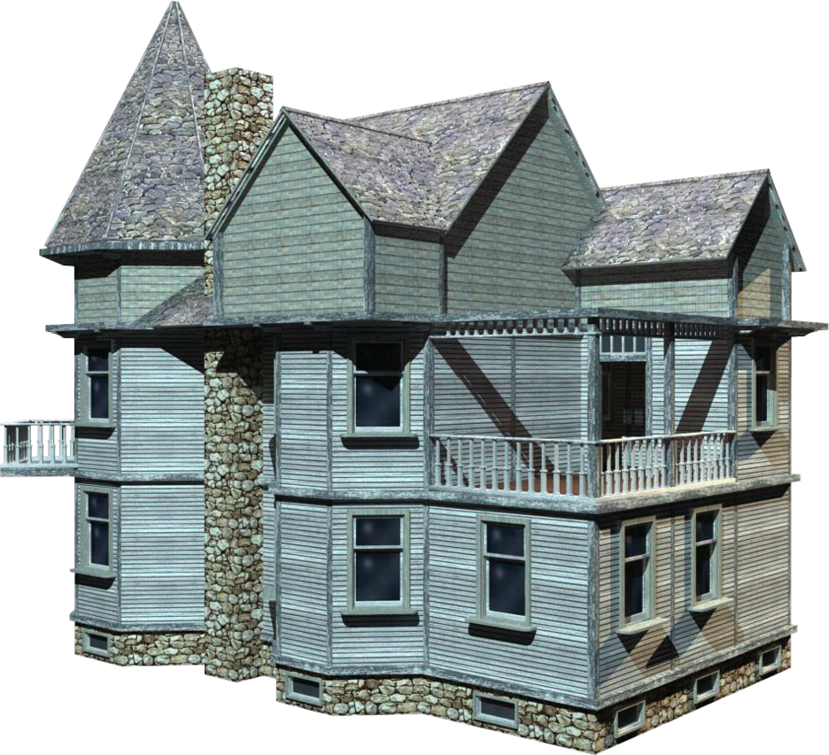 Victorian Style House3 D Model