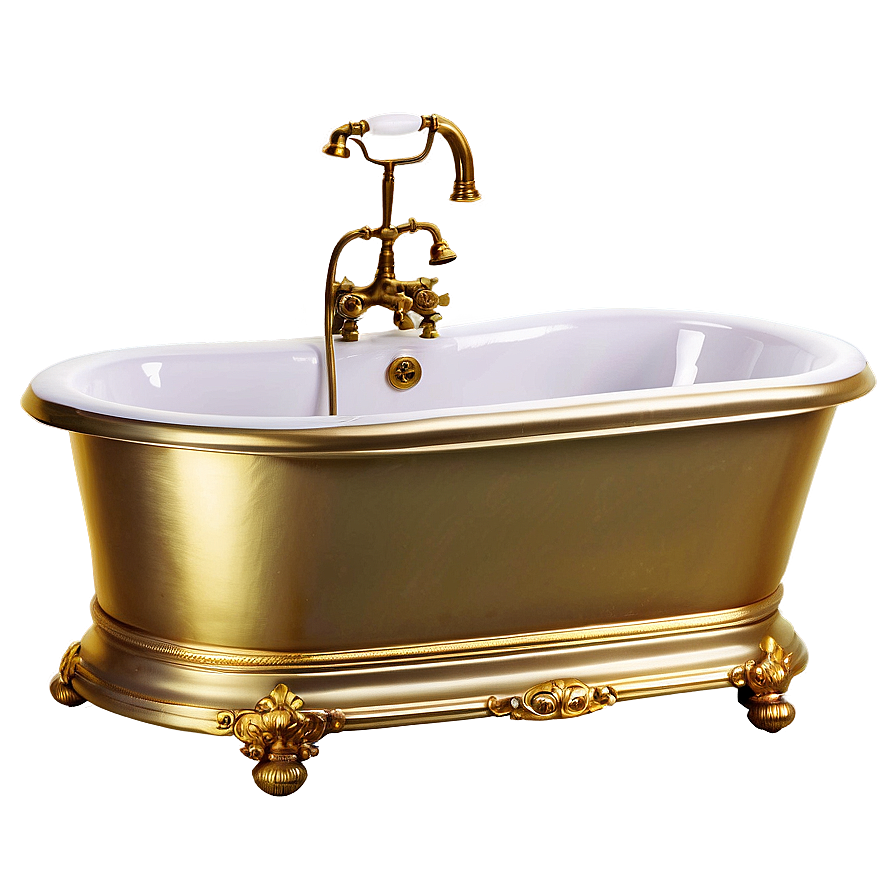 Victorian Style Painted Tub Png 06282024