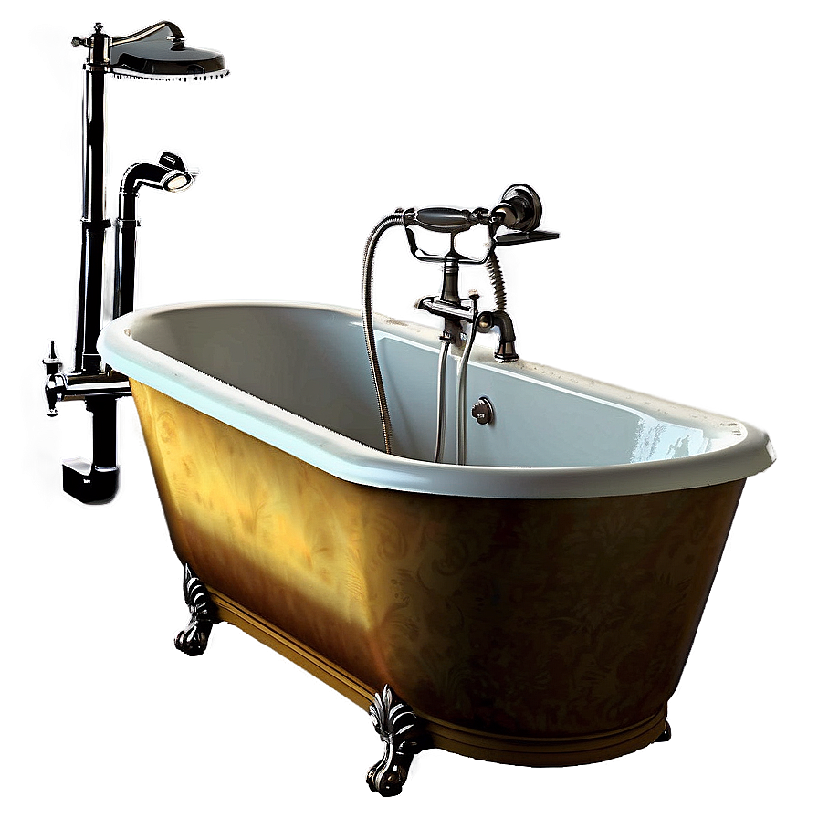 Victorian Style Painted Tub Png Axy