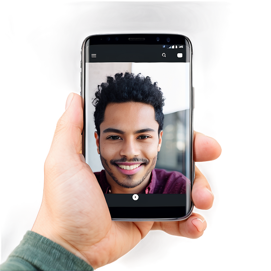 Video Call Smartphone Png 06112024