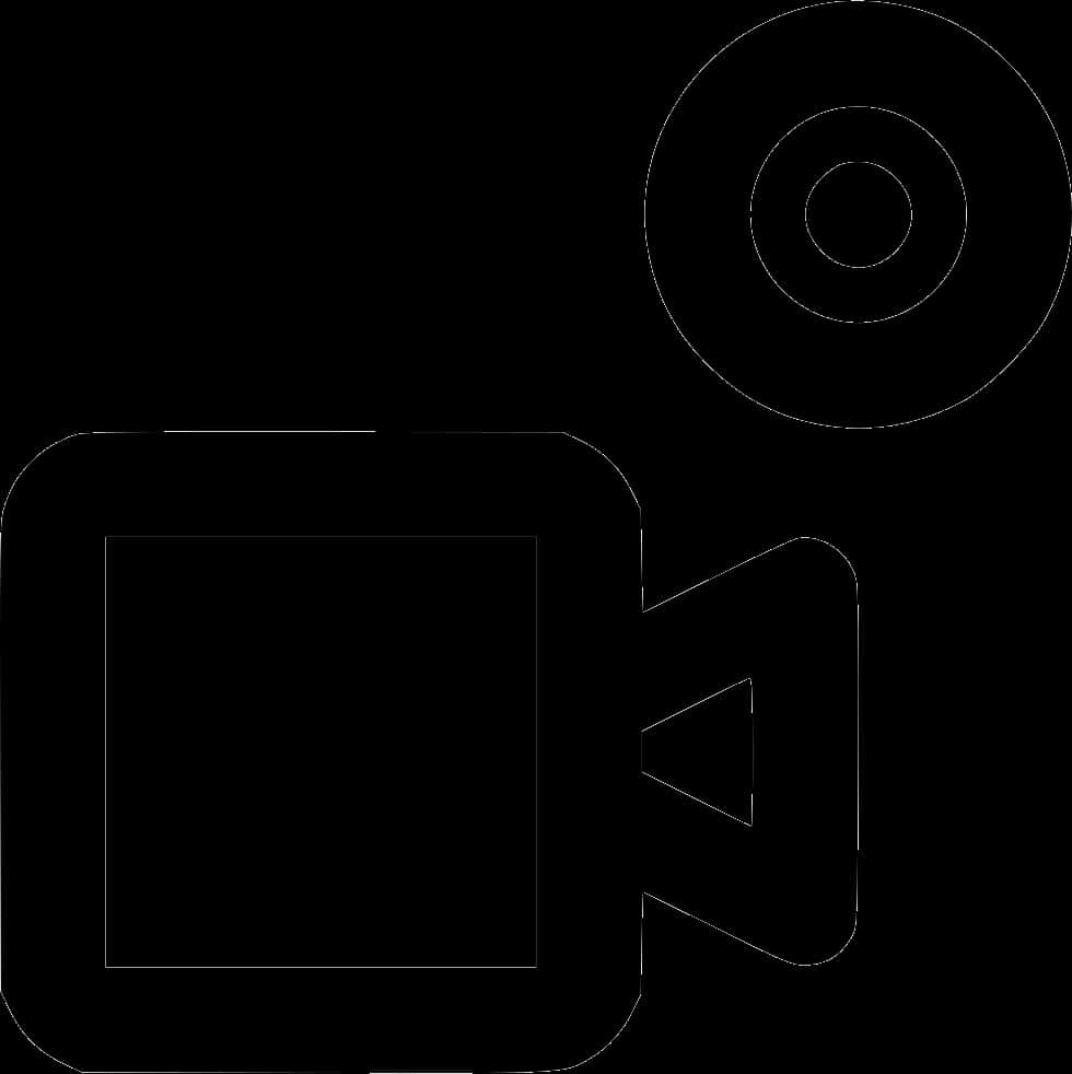 Video Camera Icon Outline