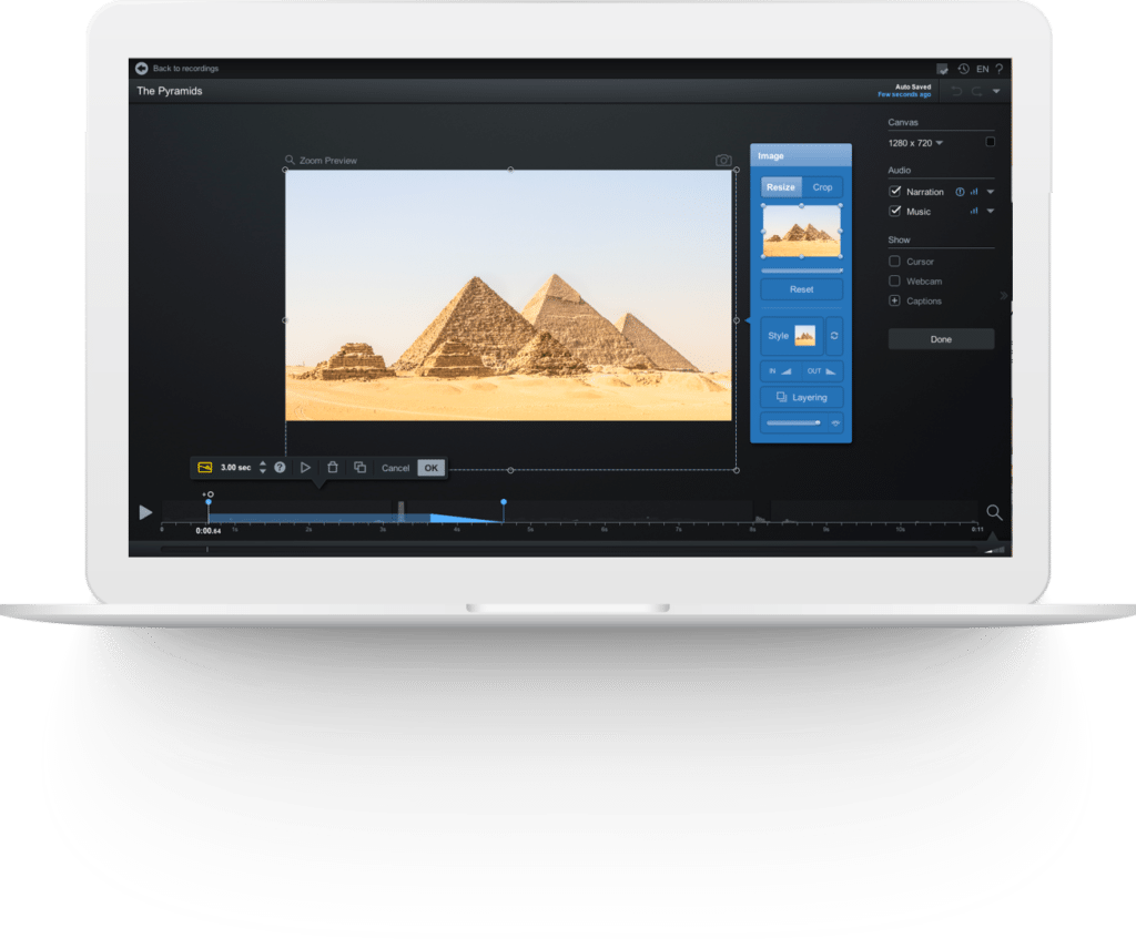 Video Editing Software Pyramids Project