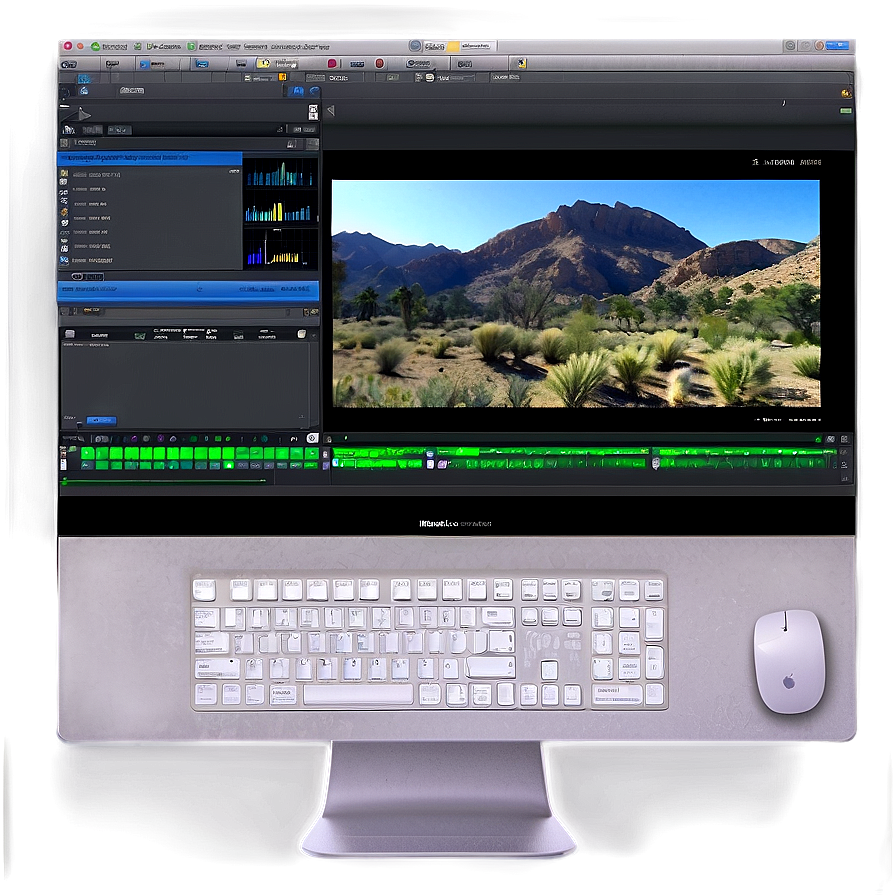 Video Editing Studio Setup Png 06252024