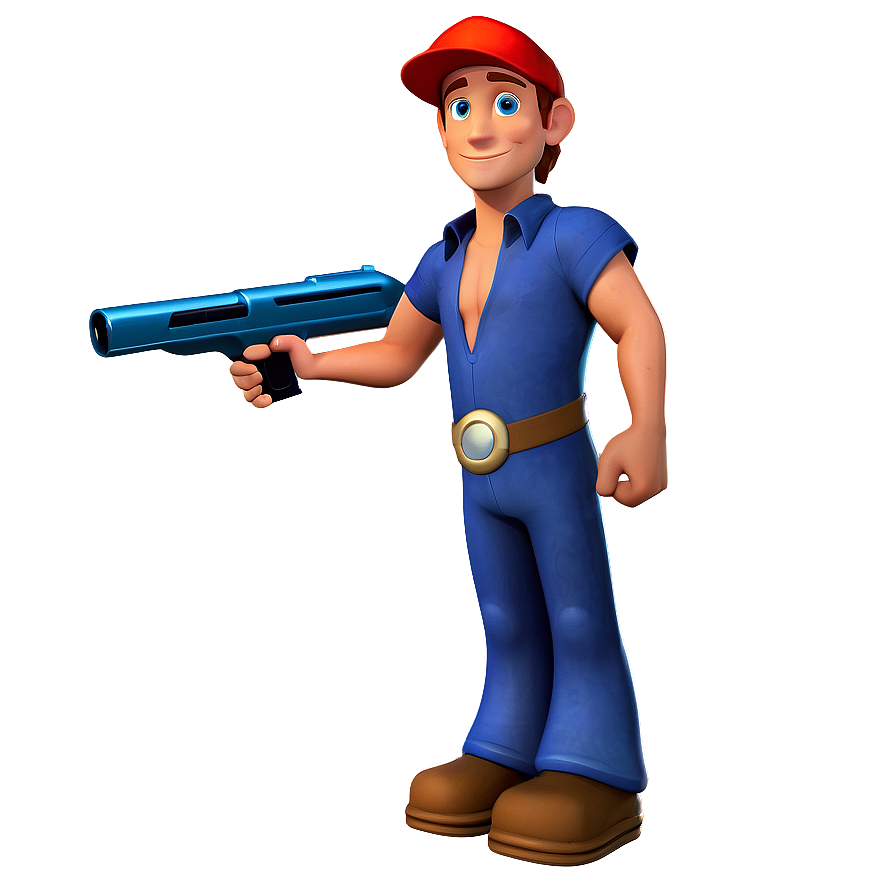 Video Game Inspired Cartoon Character Png Eto