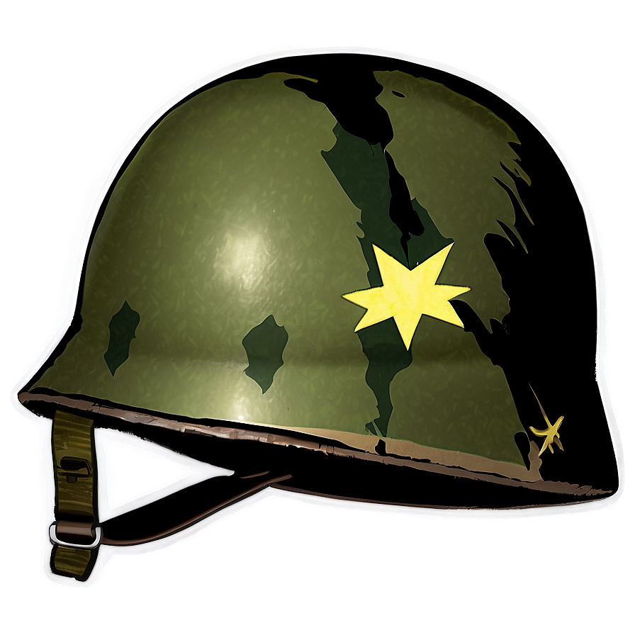 Vietnam War Helmet Illustration Png 31