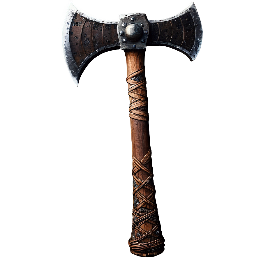 Viking Battle Axe Png 06132024