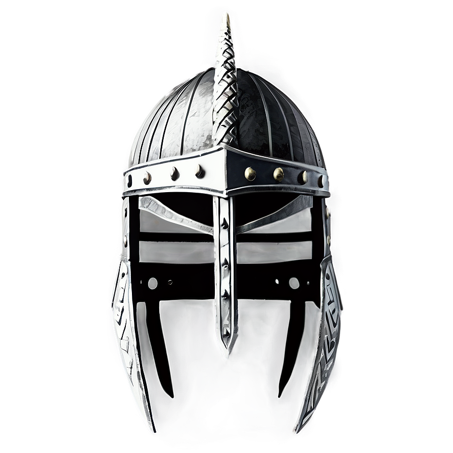 Viking Helmet Silhouette Png Wak