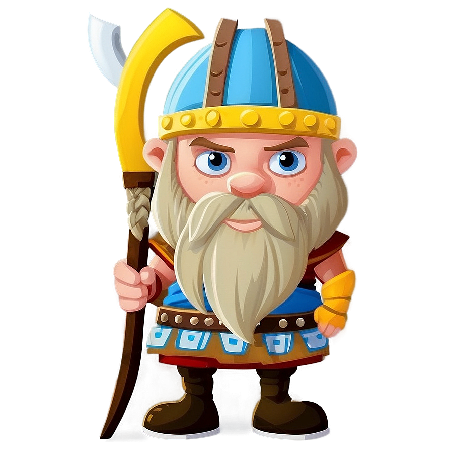 Viking Warrior Cartoon Character Png 06122024