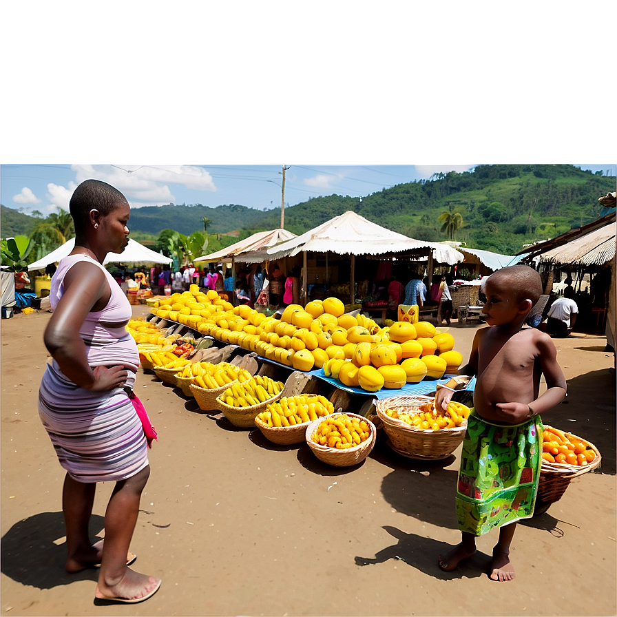 Village Market Day Png Buj92