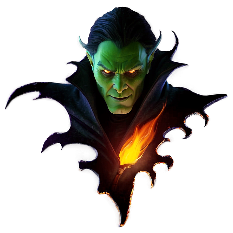 Villain In Flames Png Svk