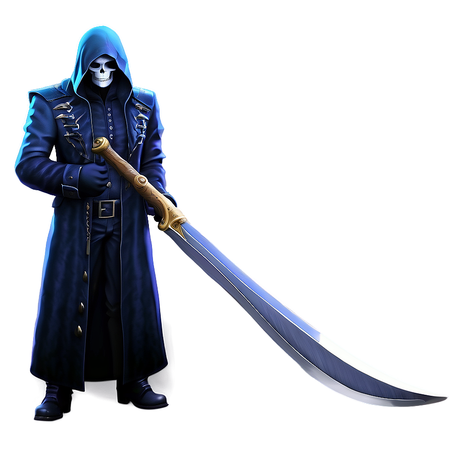 Villain With Scythe Png 57