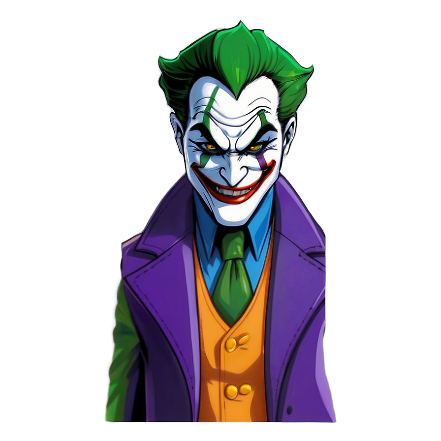 Villainous Joker Grin Png Dtw32