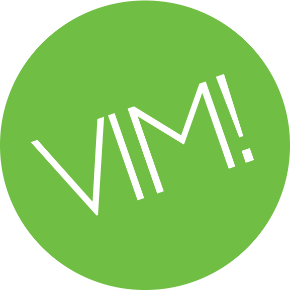 Vim Editor Logo Green Circle