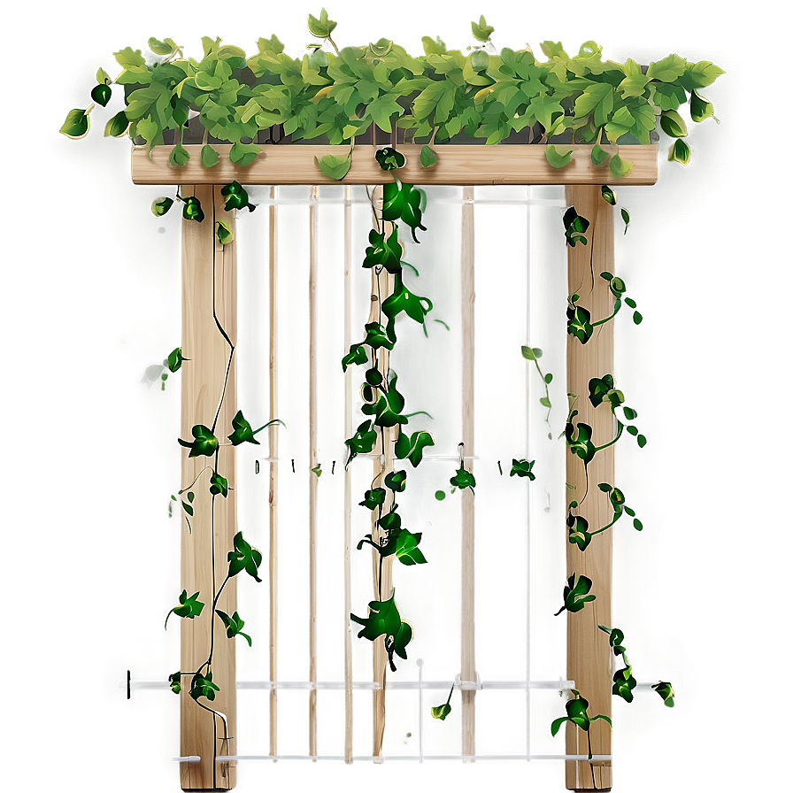 Vine Adorned Trellis Artwork