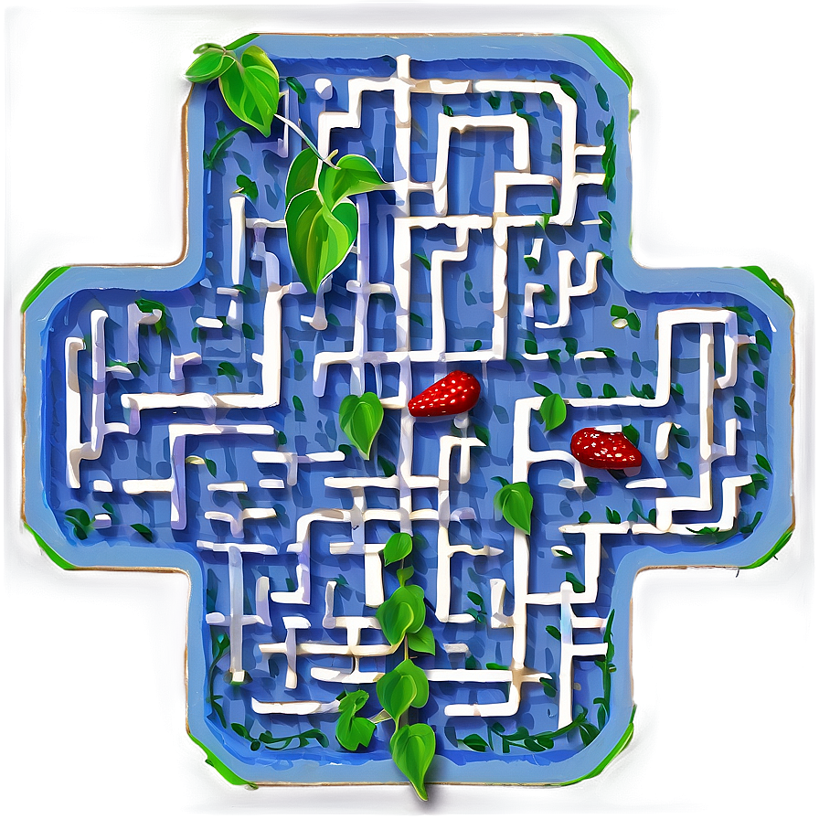 Vine Growth In Maze Puzzle