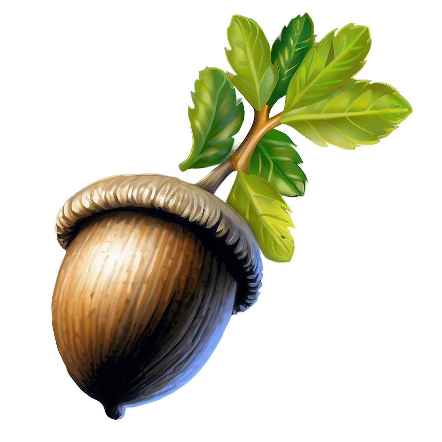 Vintage Acorn Drawing Png Fqi11