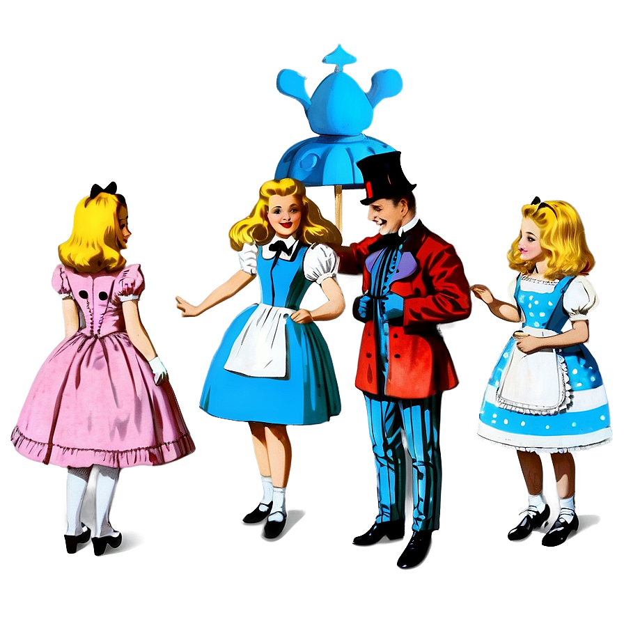 Vintage Alice In Wonderland Png 24