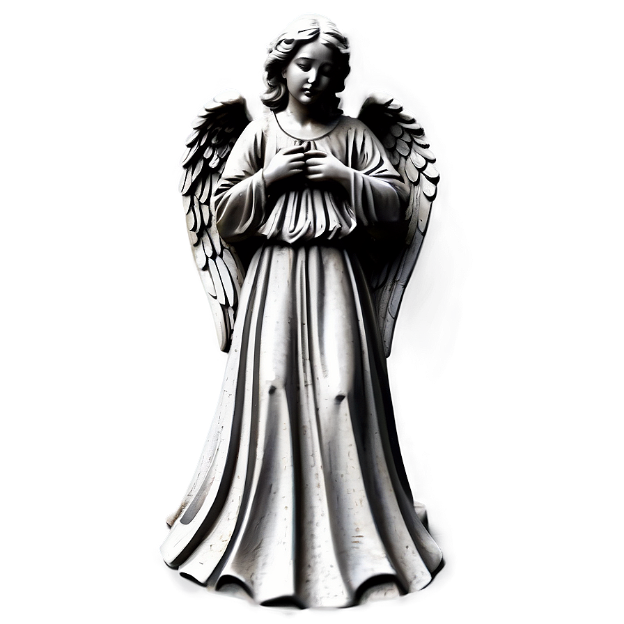 Vintage Angel Carving Png 06202024