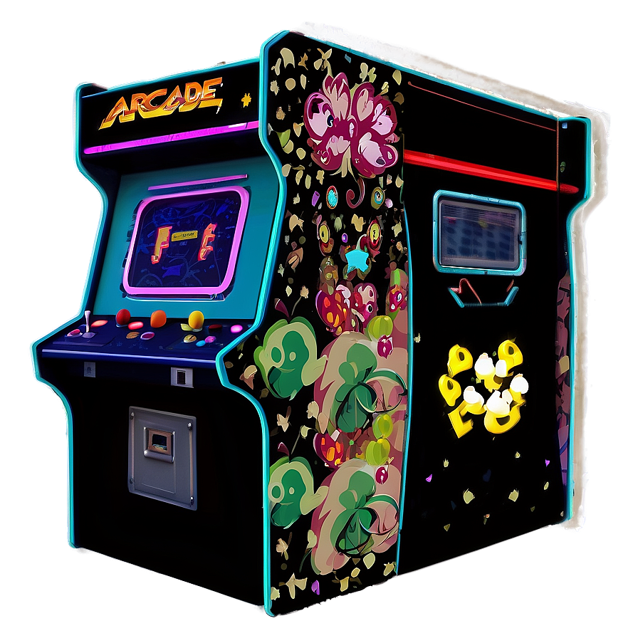 Vintage Arcade Machines Png Bhk51