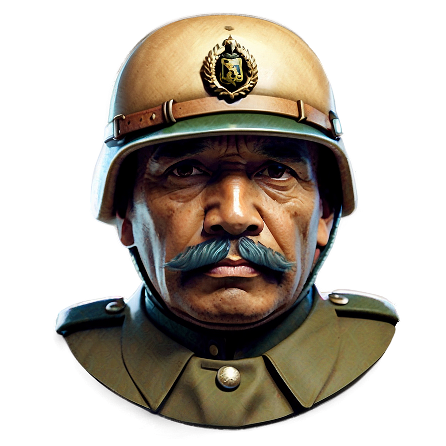 Vintage Army General Png Dbq