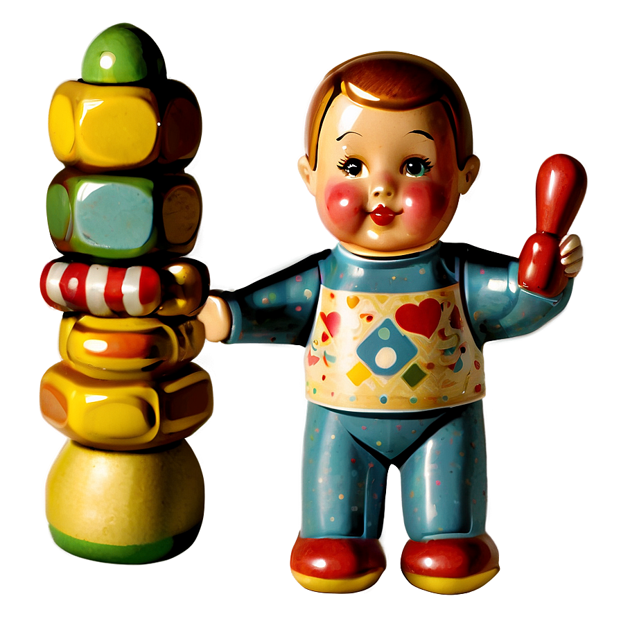 Vintage Baby Toy Png Bwq