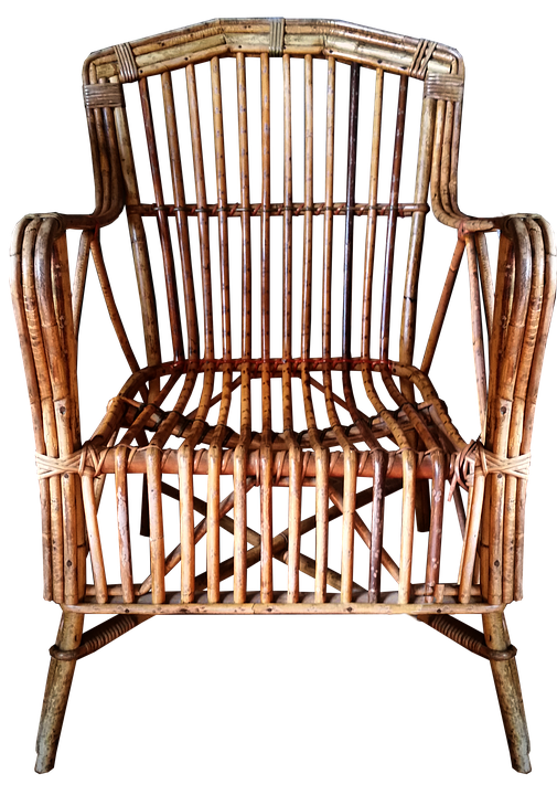 Vintage Bamboo Armchair