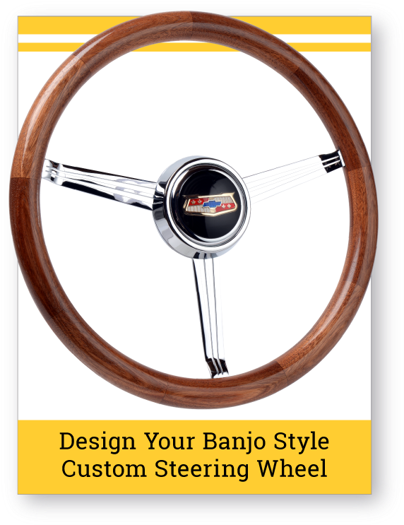 Vintage Banjo Style Steering Wheel