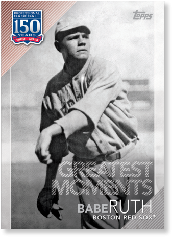 Vintage Baseball Card Babe Ruth