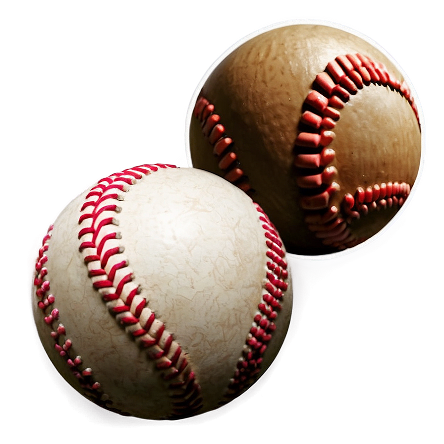 Vintage Baseball Stitch Illustration Png 22