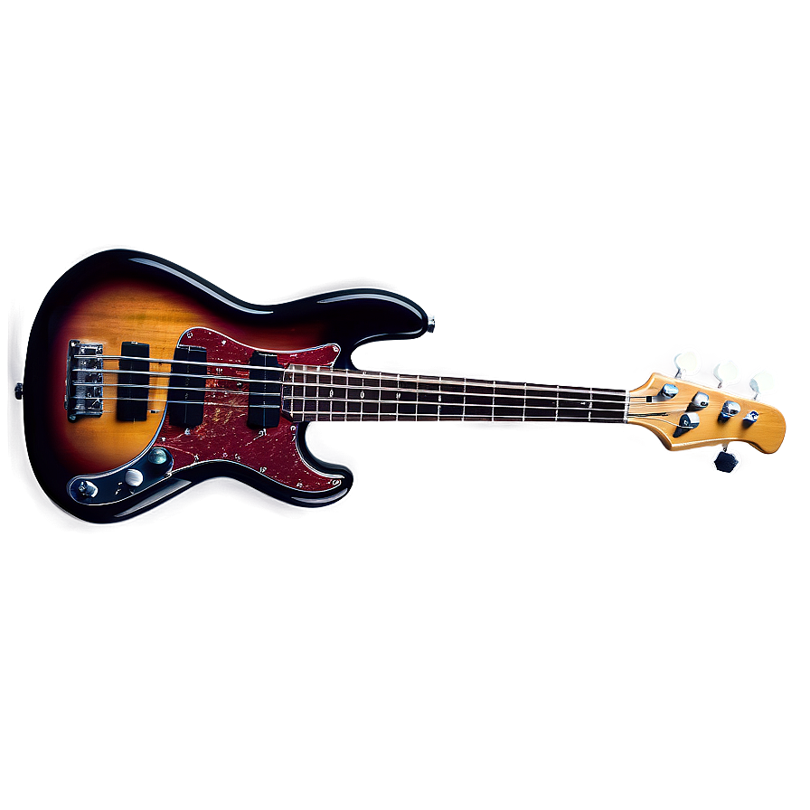 Vintage Bass Guitar Png 30