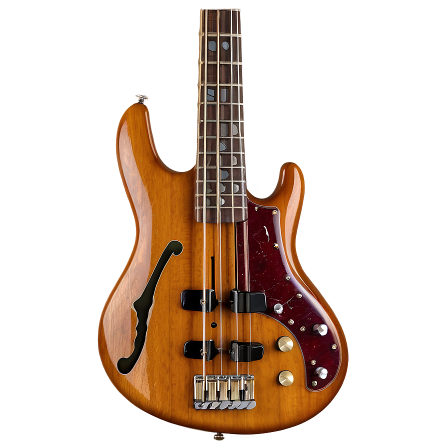 Vintage Bass Guitar Png Bno