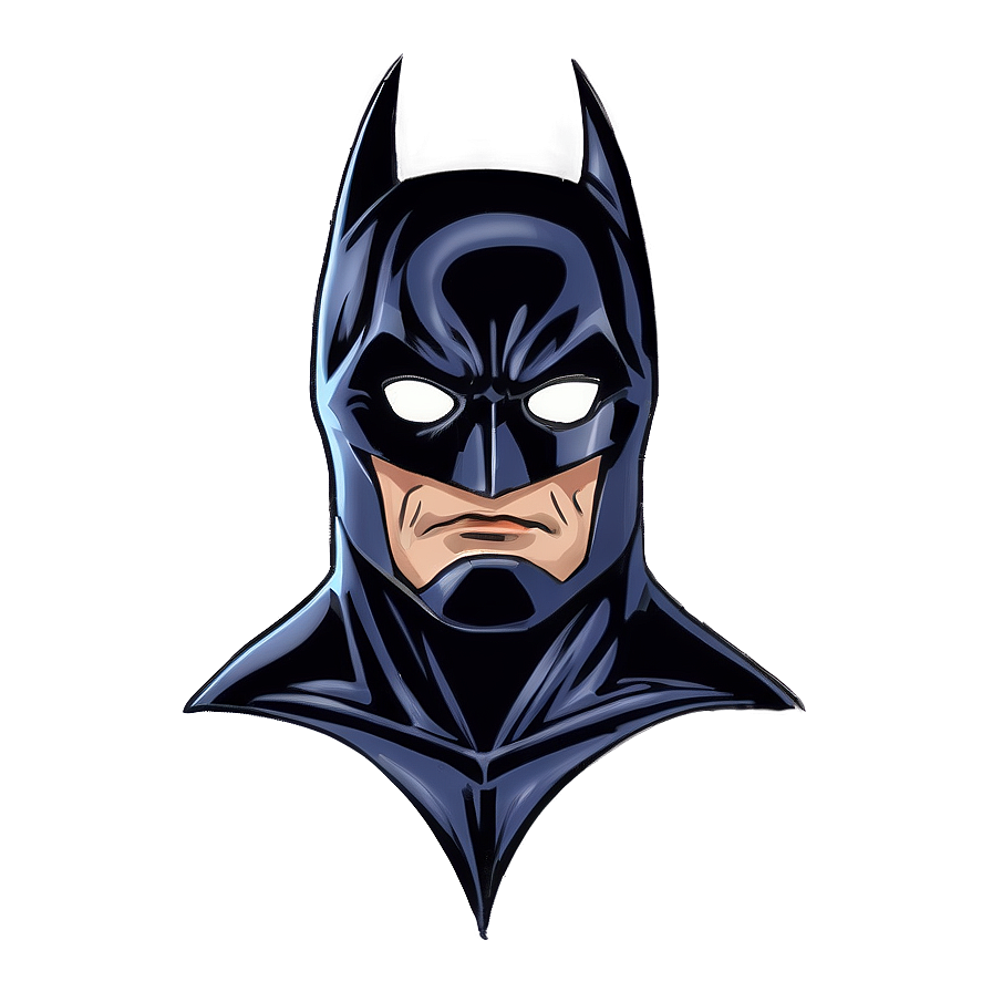 Vintage Batman Mask Drawing Png Syc49