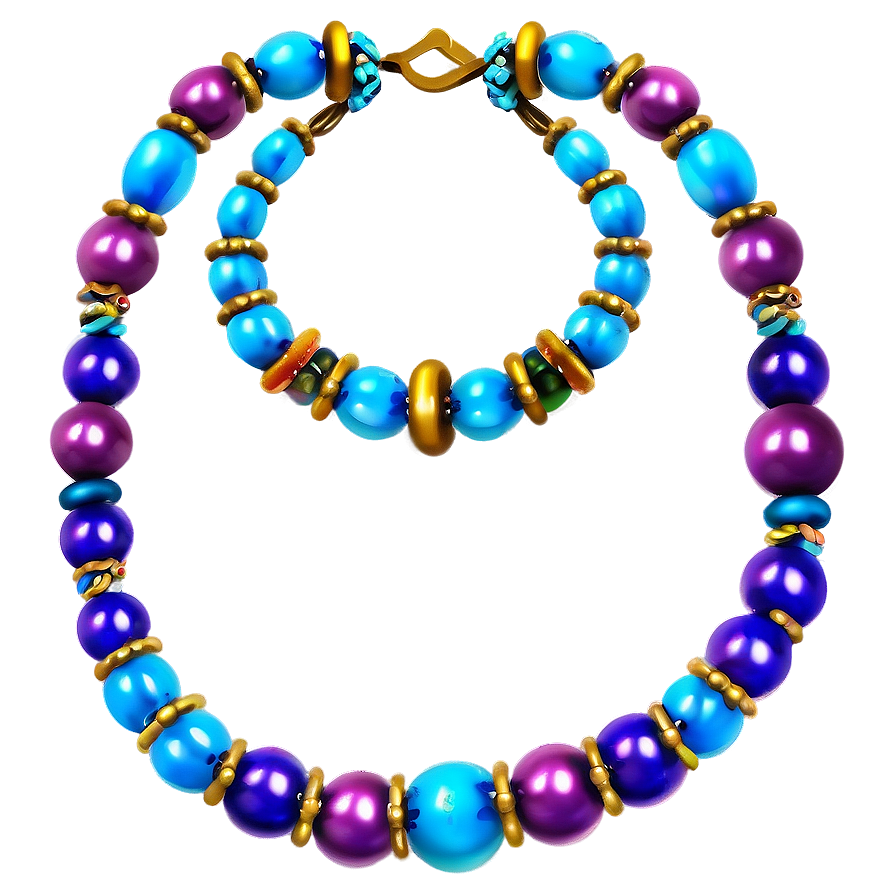 Vintage Beads Set Png Hul11