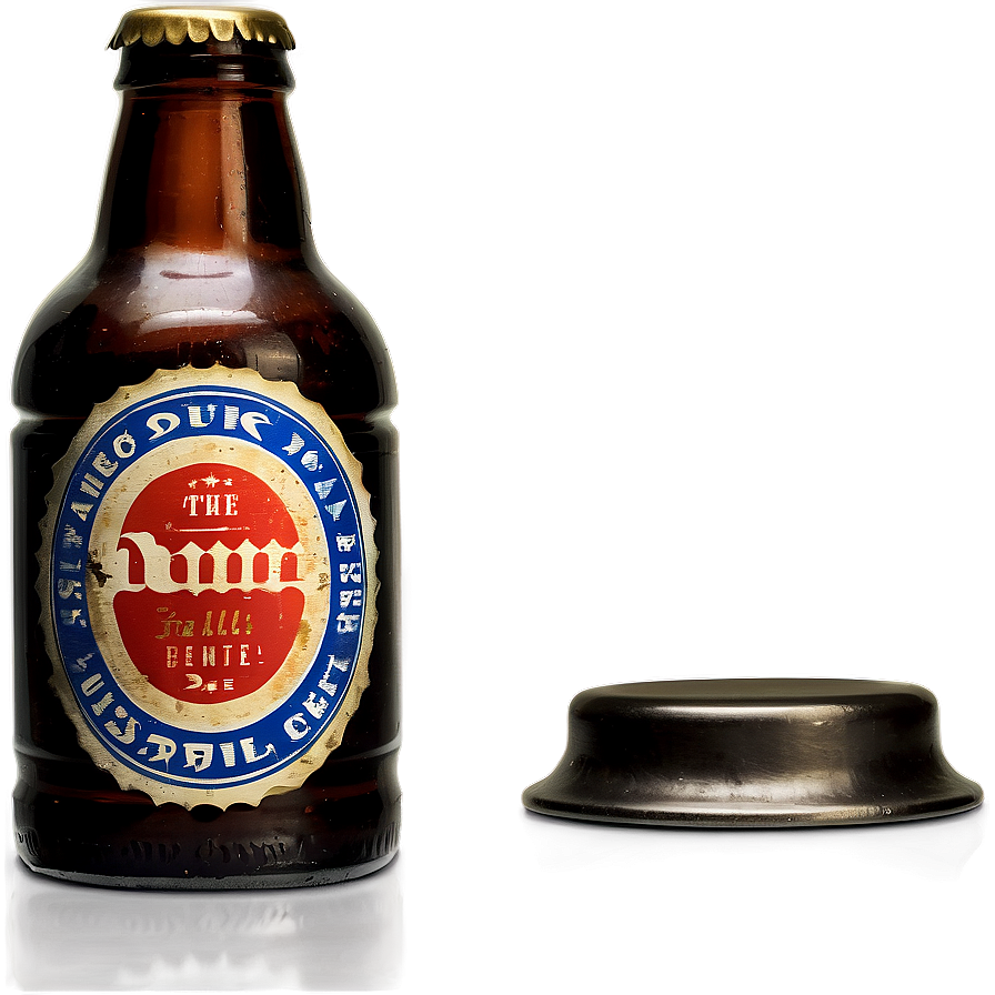 Vintage Beer Bottle Cap Png 06112024