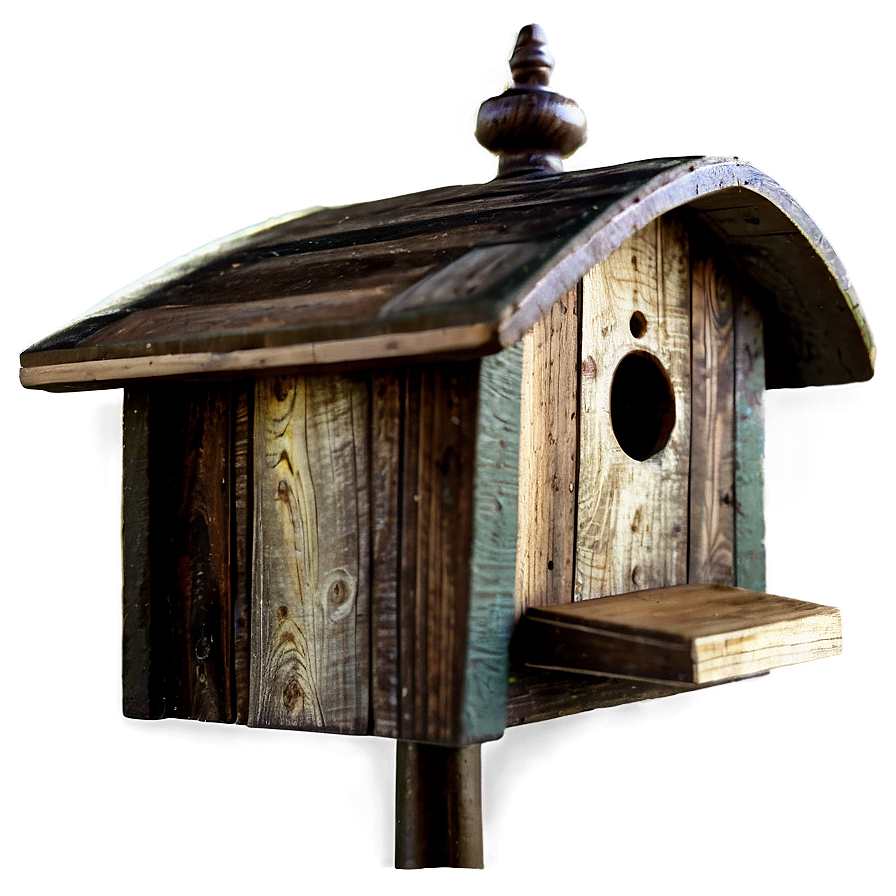 Vintage Birdhouse Png 21