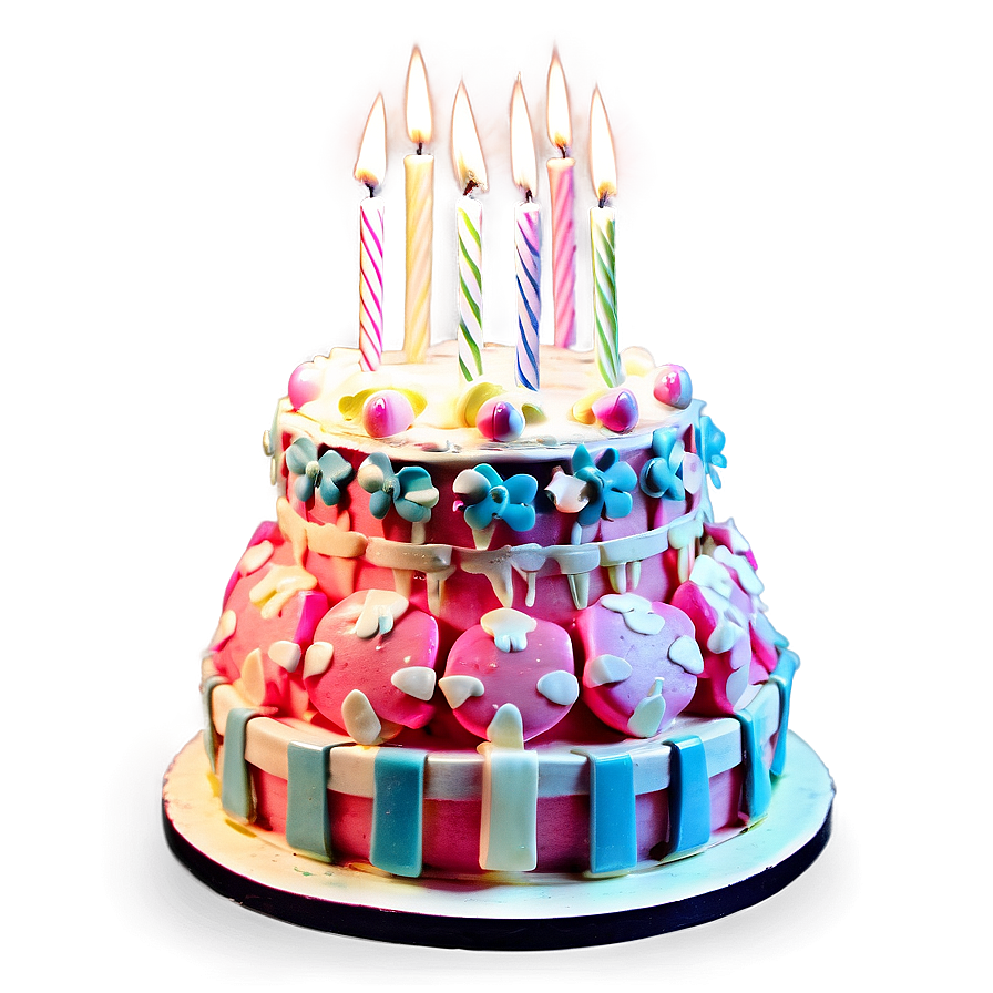 Vintage Birthday Cake Png 58