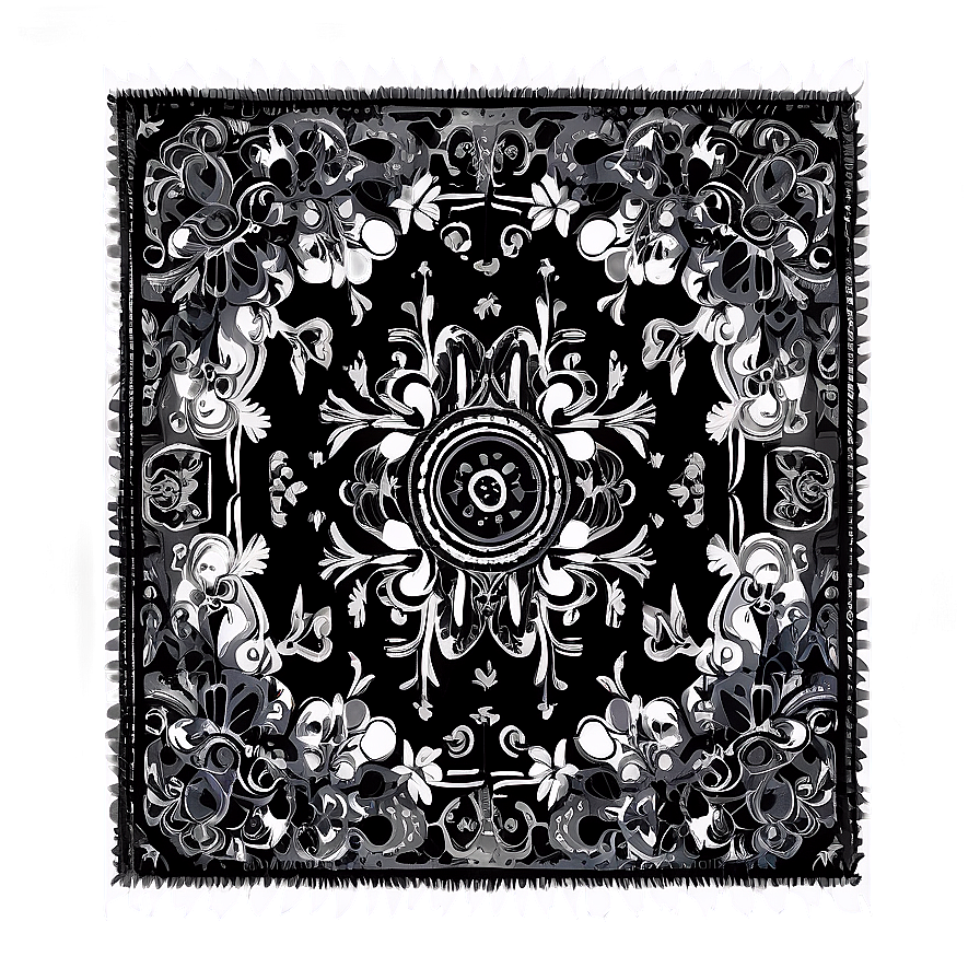 Vintage Black Bandana Png Vsc