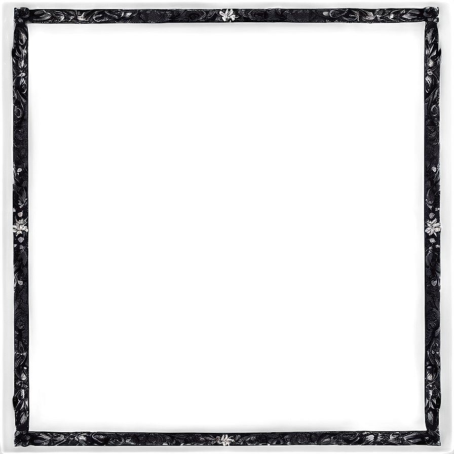 Vintage Black Frame Png 79