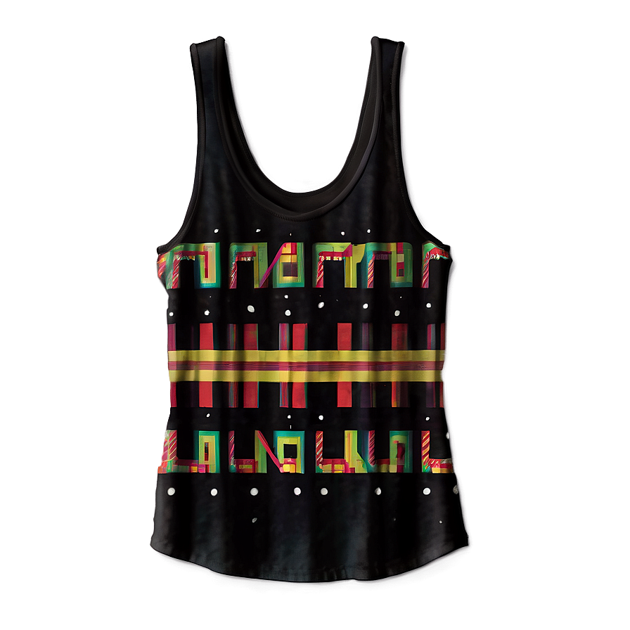 Vintage Black Tank Top Png Dkv