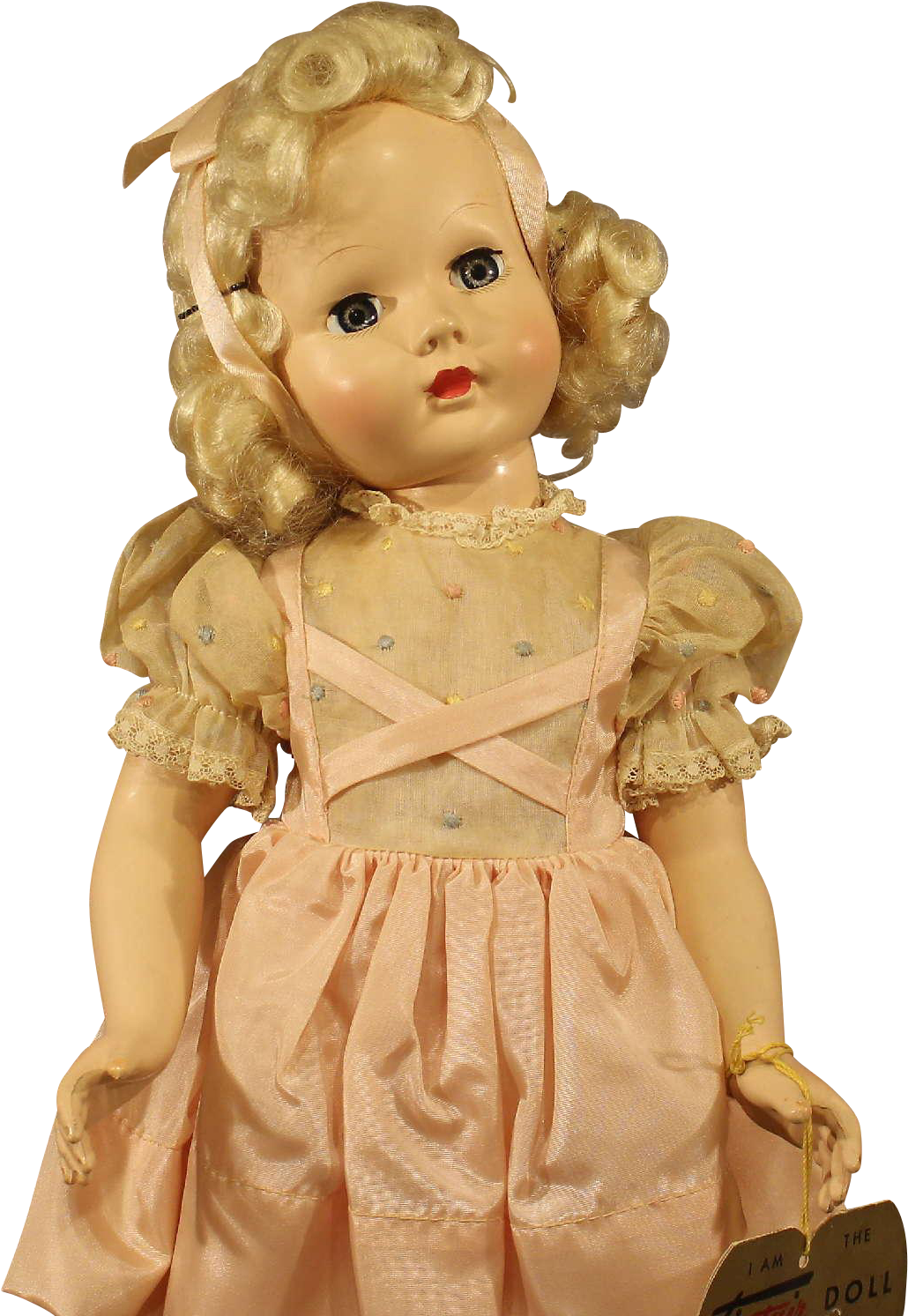 Vintage Blonde Curly Haired Doll