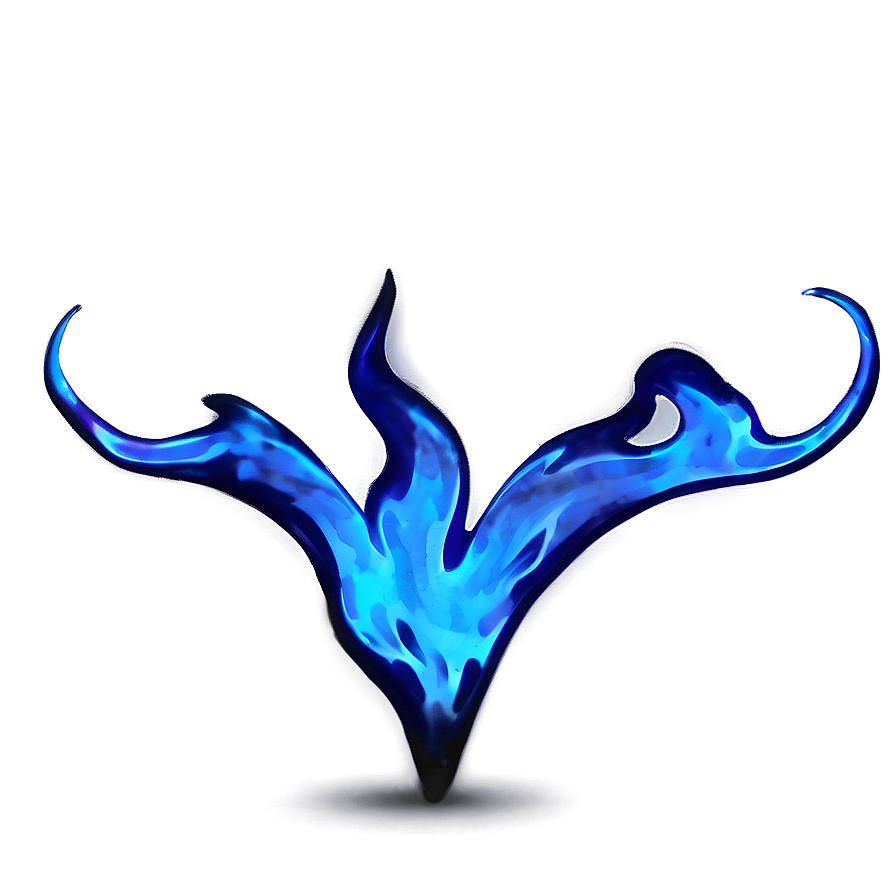 Vintage Blue Flame Png Vxi