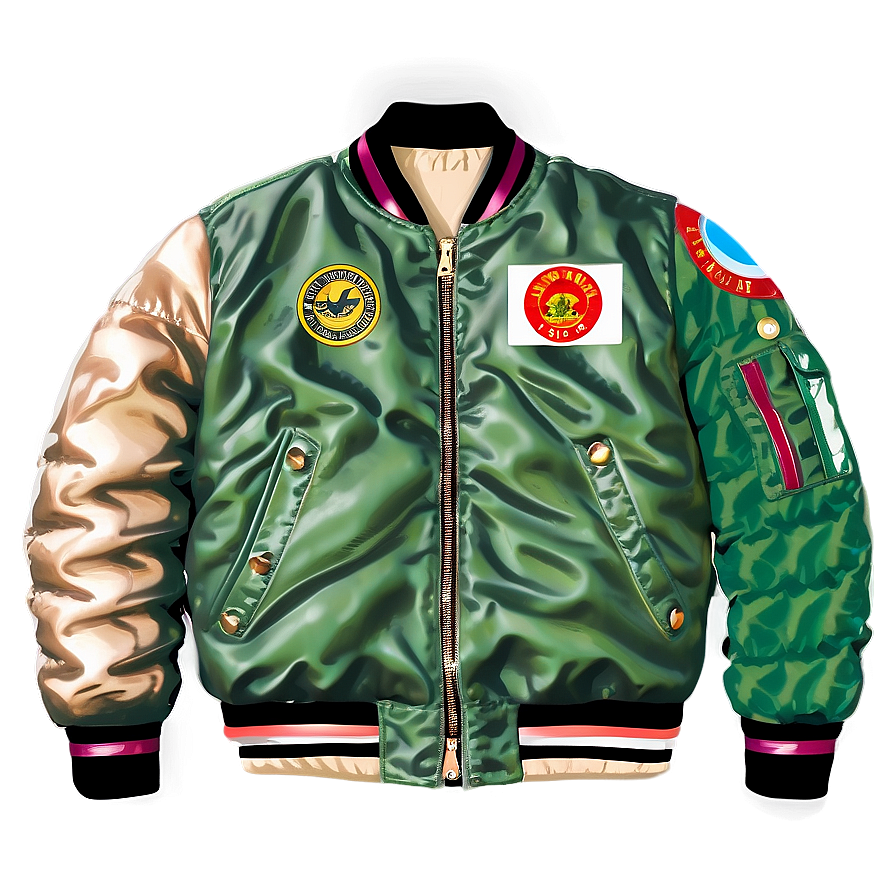 Vintage Bomber Jacket Style Png Jxj