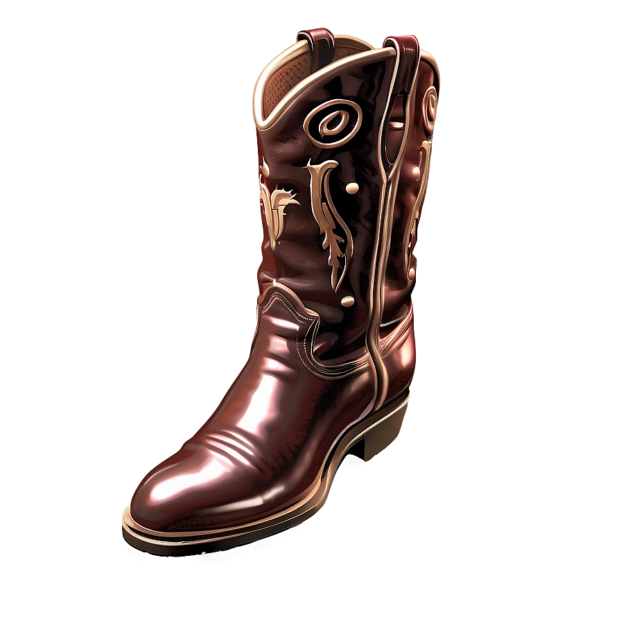 Vintage Boot Design Png 56