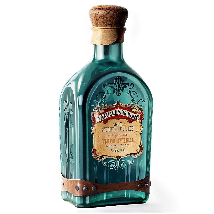 Vintage Bottle Png Std23