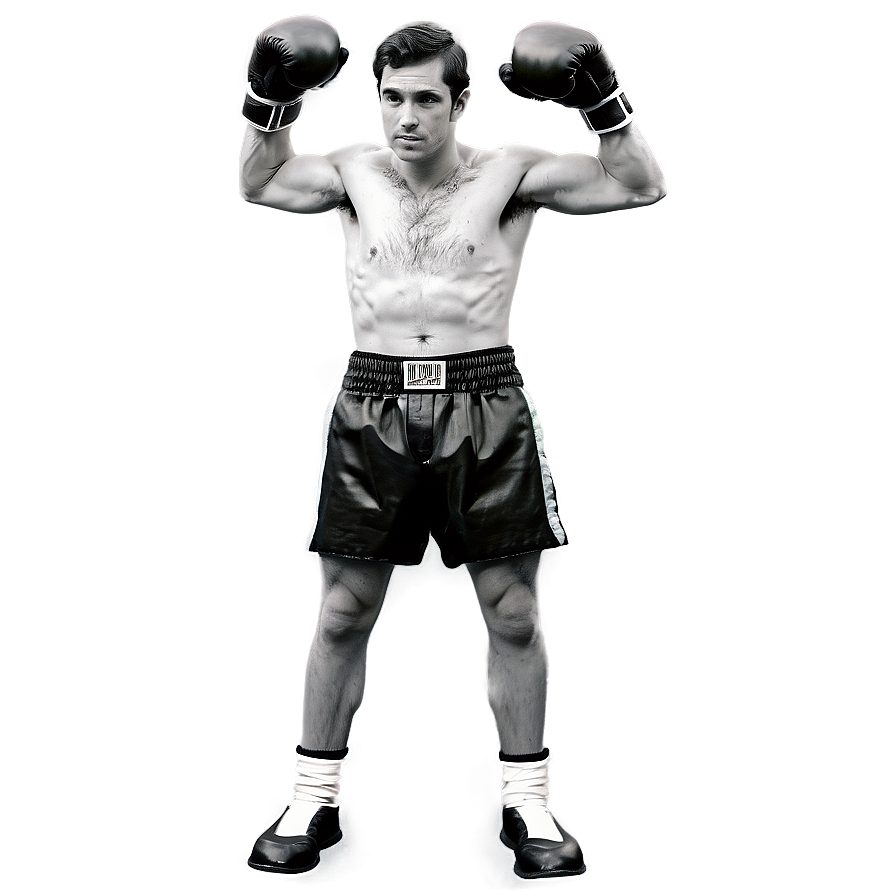 Vintage Boxer Stance Png Fwi